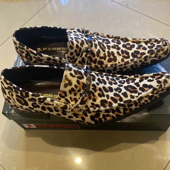 NWB FIESSO BLACK WHITE PONY HAIR SHOES FI6649 - Picture 4 of 8